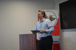 MMA director, William Bird welcomes guests and attendees & officially launches the 2018 Web Rangers Programme.